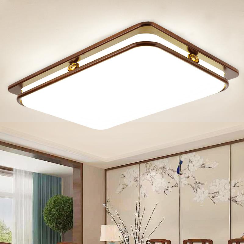 新中式吸頂燈 實木客廳燈具的簡約現(xiàn)代與中式風韻